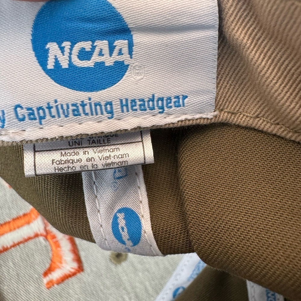 Tennessee NCAA Hat Cap Strap Back Camo Orange White Mossy Oak Fast Shipping - Picture 9 of 11